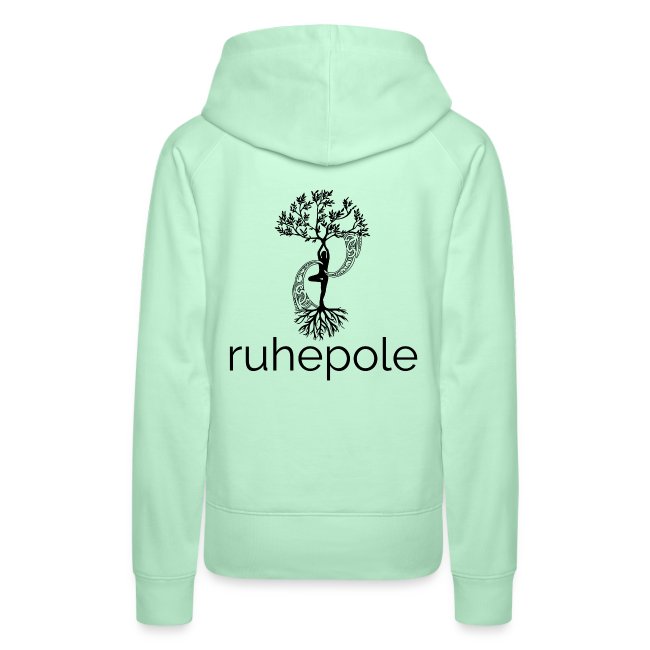 Ruhepole Pulli Schwarz Grün